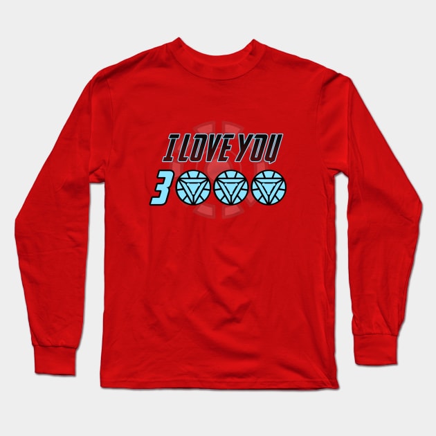 I Love You 3000 Long Sleeve T-Shirt by NotoriousMedia